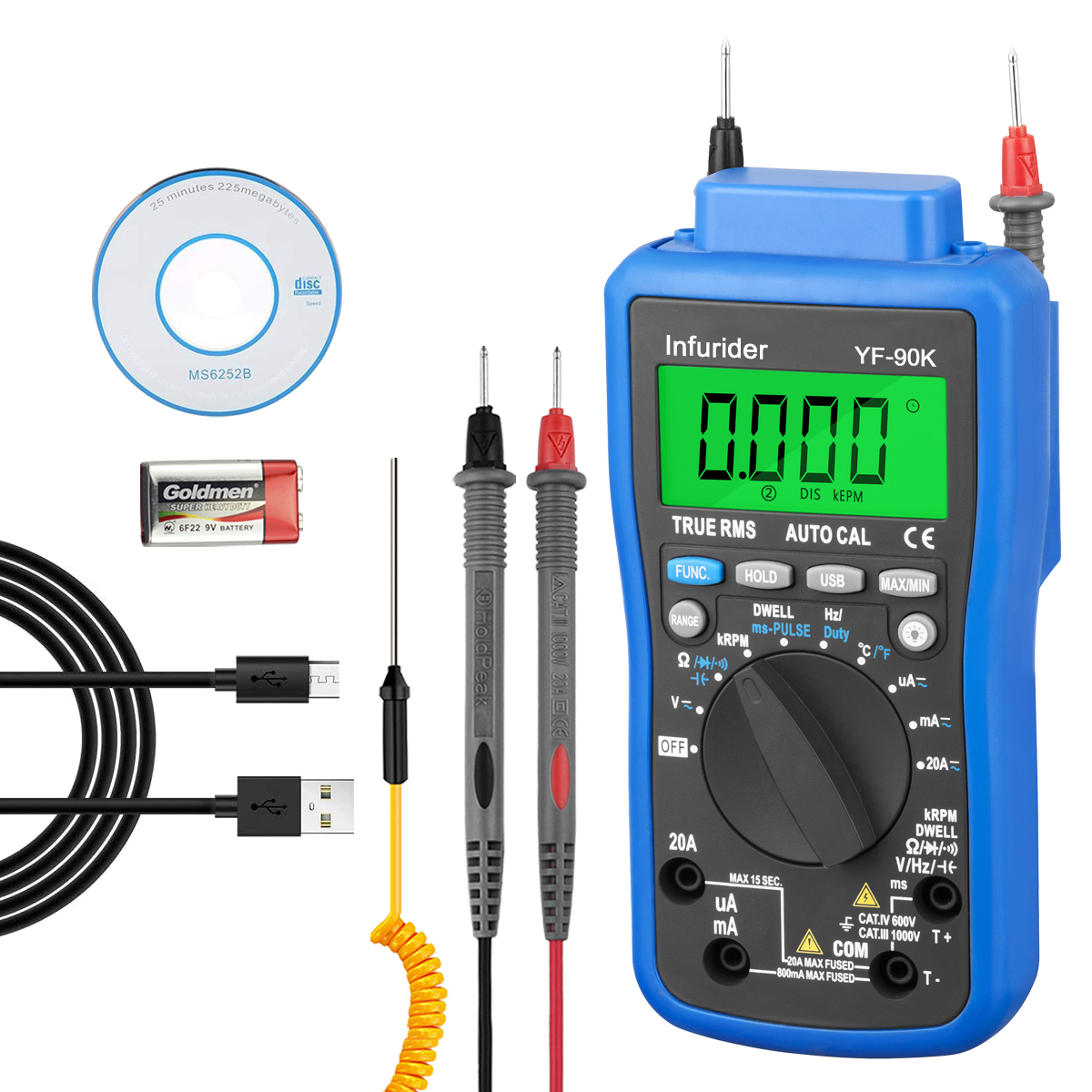 HoldPeak HP-90K Analizzatore m - Logic Analyzer Usb recensione e prezzo