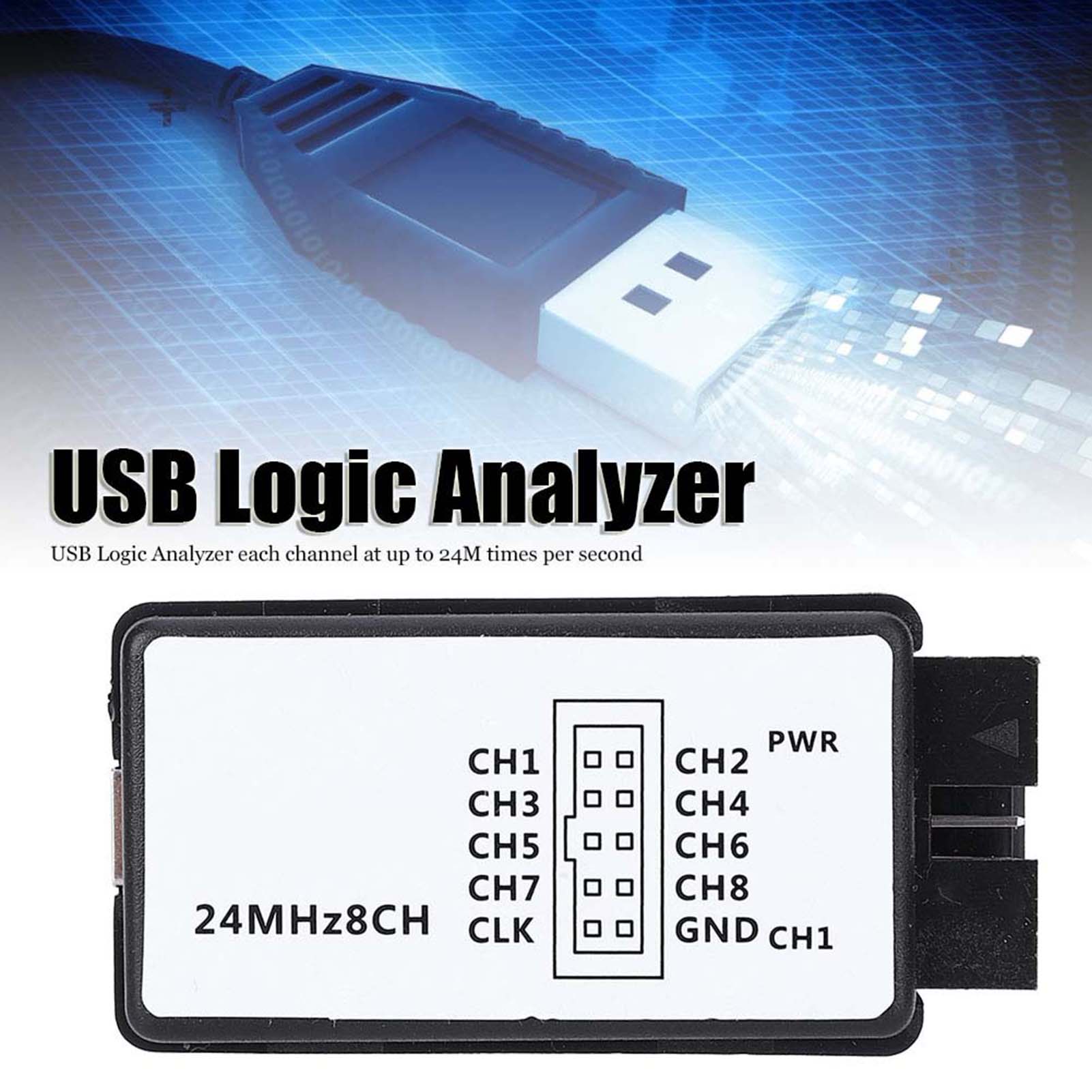 Analizzatore Logico 24MHz, Dis - Logic Analyzer Usb recensione e prezzo
