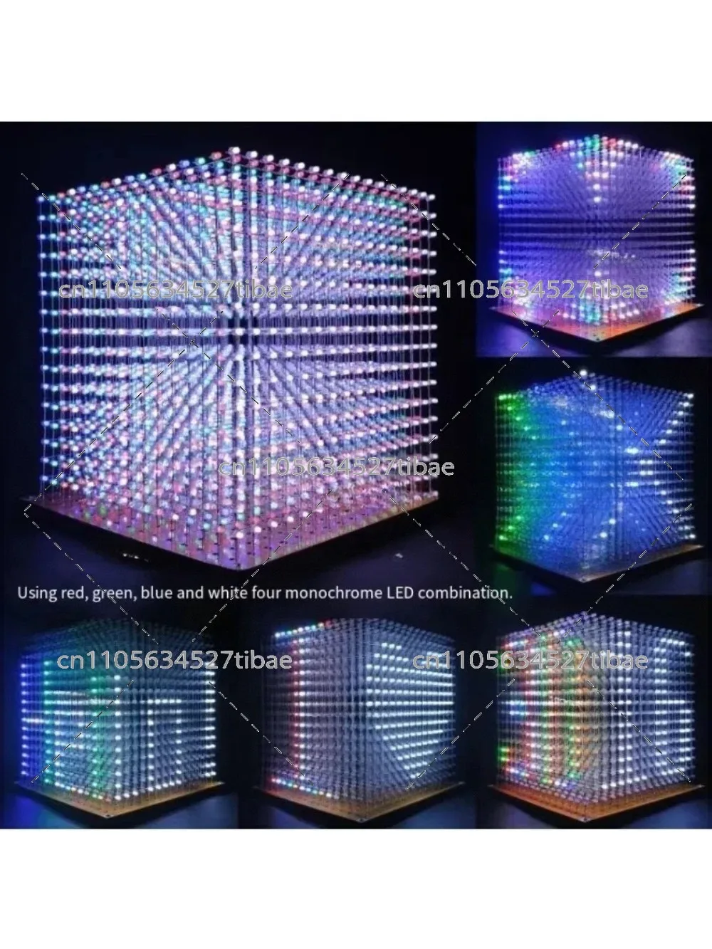 Kit Cubo Luminoso 3D16mini 16x - Diy Electronics Project Kit recensione e prezzo